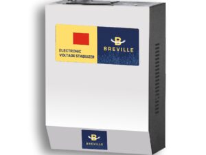 Breville 4kVA Double Booster AC Voltage Stabilizer for Up to 1.5 Ton AC | 90V–285V | SS Body | 3-Year Warranty
